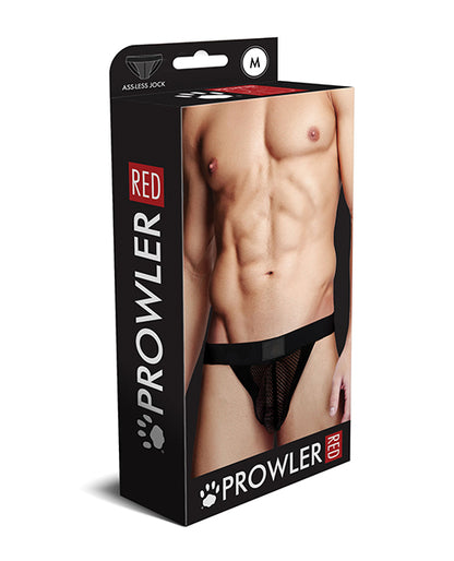 Prowler RED Fishnet Ass-less Jock - Black MD