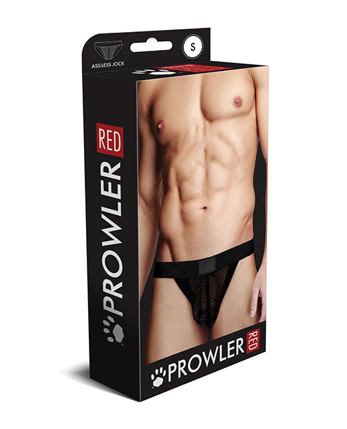 Prowler RED Fishnet Ass-less Jock - Black SM