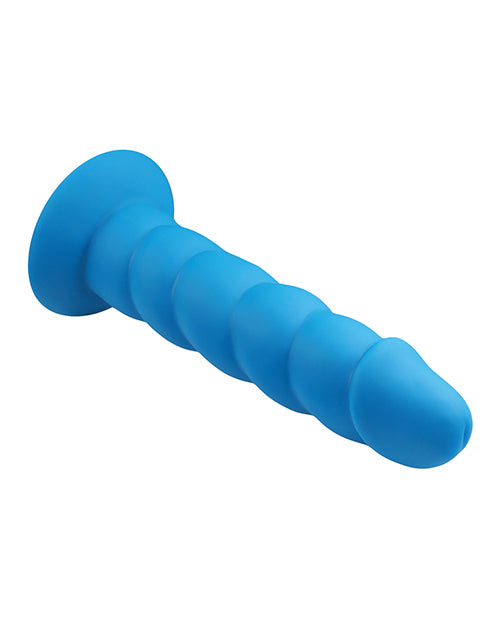 Rock Candy Suga Daddy 7" Silicone Dildo - Blue