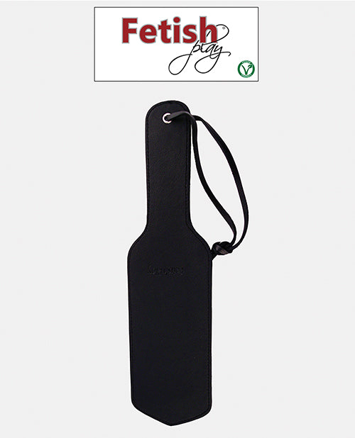 Rouge Fetish Play Vegan Leather Paddle - Black