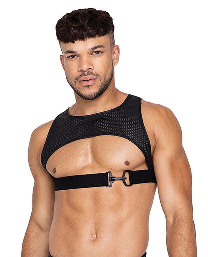 Master Harness w/Hook & Ring Closure Black MD