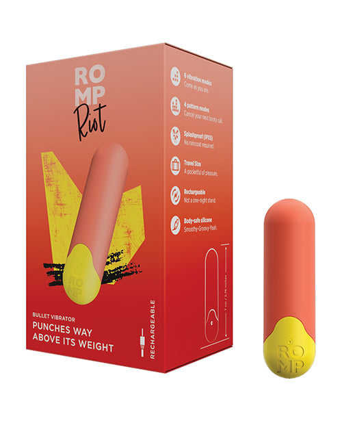 ROMP ROMP Riot Bullet Vibrator - Orange - Image 5