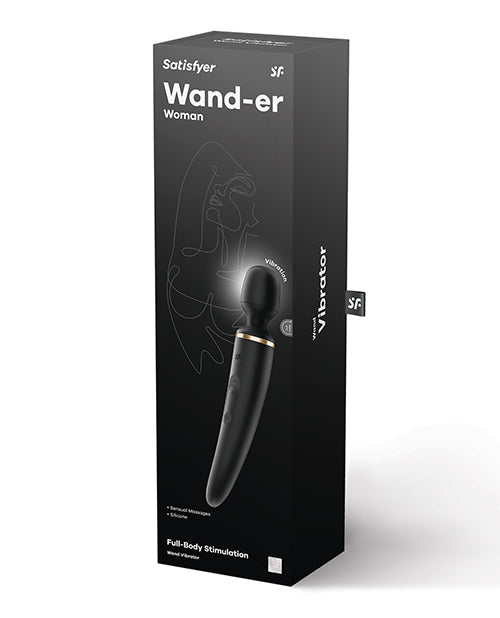 Satisfyer Wand-er Woman - Black/Gold