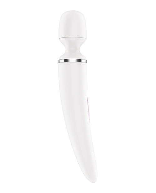 Satisfyer Wand-er Woman - White/Chrome