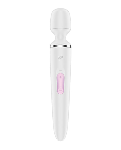 Satisfyer Wand-er Woman - White/Chrome