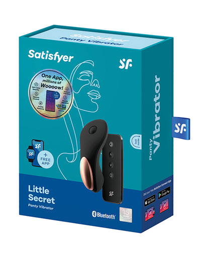 Satisfyer Little Secret Panty Vibrator - Black