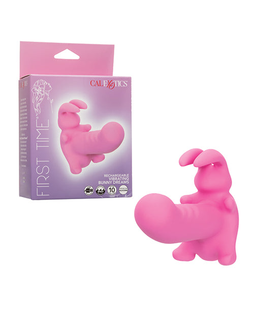 First Time Rechargeable Vibrating Bunny Dreams - Pink
