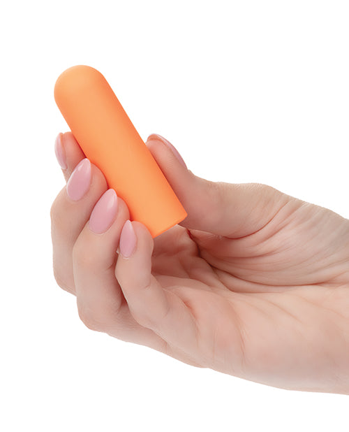 Turbo Buzz Rounded Mini Bullet Stimulator - Orange