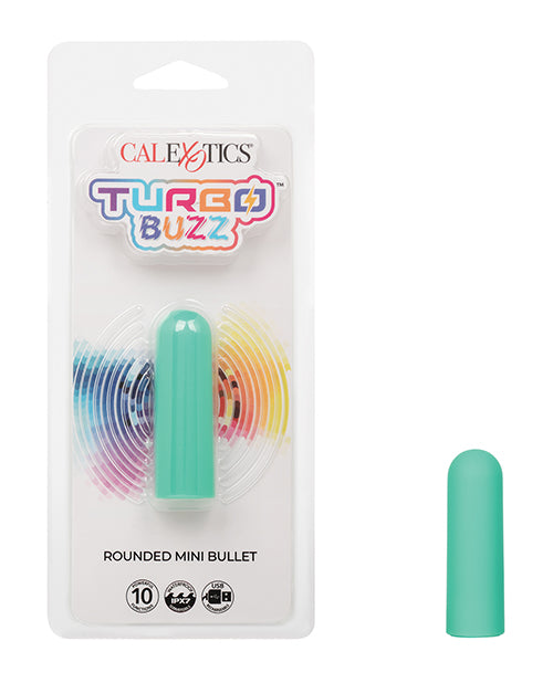 Turbo Buzz Rounded Mini Bullet Stimulator - Green