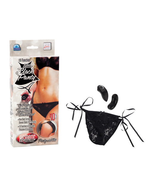 Jack Rabbit Remote Control Little Black Panty - 10 Function