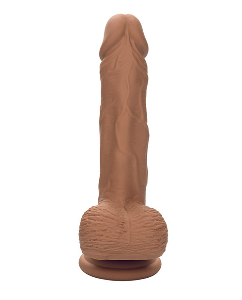 Studs Dual Density Silicone 5" Dildo - Brown