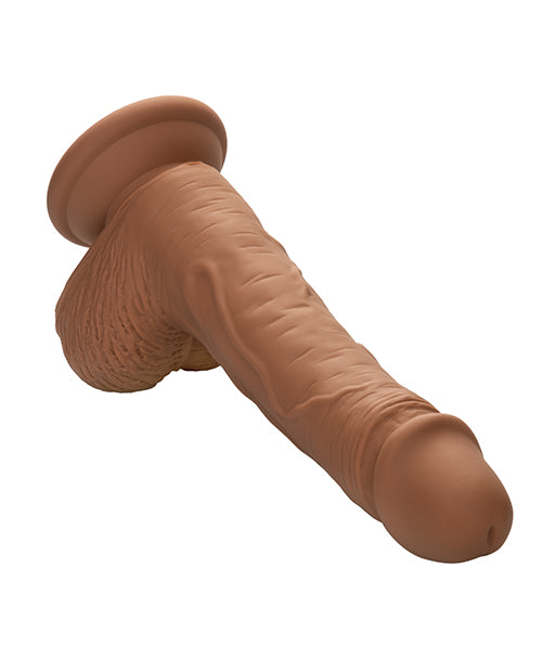 Studs Dual Density Silicone 5" Dildo - Brown