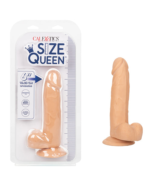 Size Queen 6" Dildo - Ivory