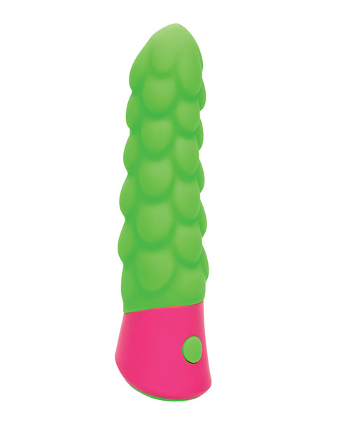 Rave Ripple Vibrator - Green/Pink