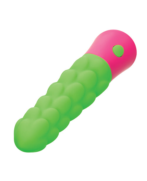 Rave Ripple Vibrator - Green/Pink