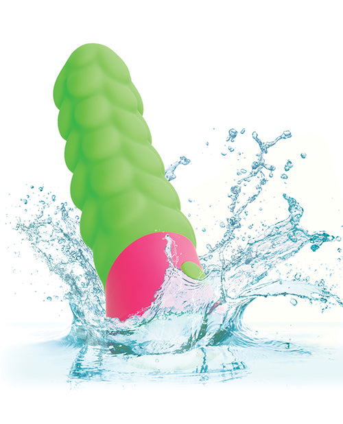 Rave Ripple Vibrator - Green/Pink
