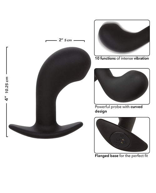 Rock Bottom Curved Prostate Probe - Black