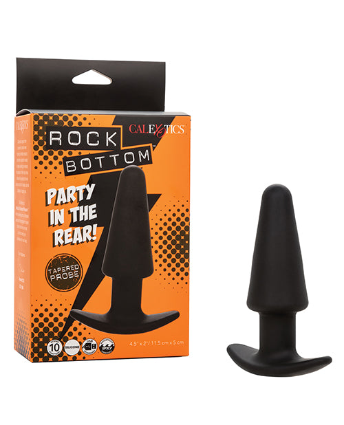 Rock Bottom Tapered Anal Probe - Black