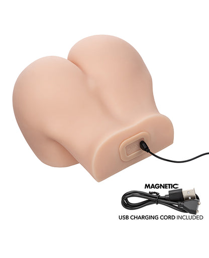 Stroke It Vibrating Twerking BBL - Ivory