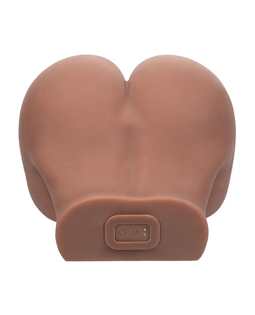 Stroke It Vibrating Twerking BBL - Brown