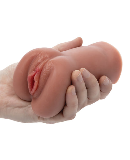 Stroke It Liquid Silicone Juicy Pussy - Brown