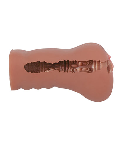 Stroke It Liquid Silicone Juicy Pussy - Brown