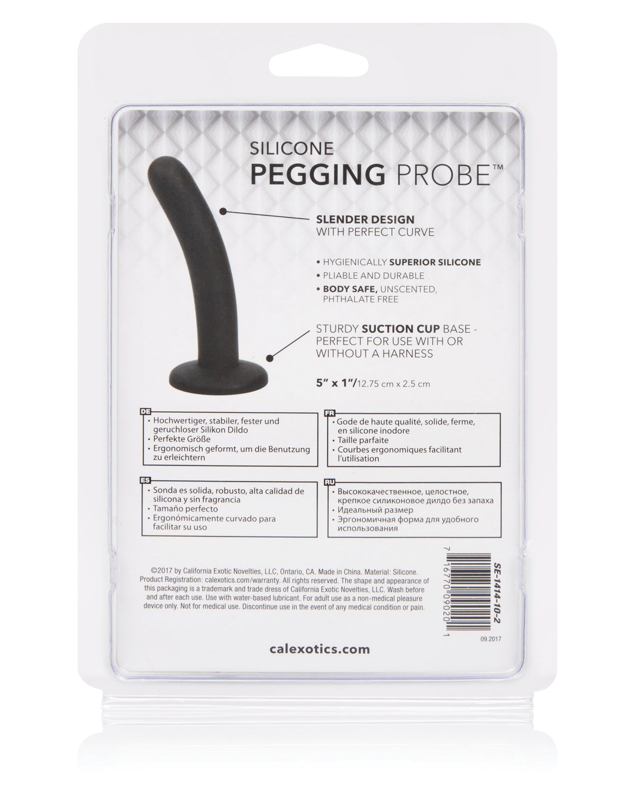 Silicone Pegging Probe - Black