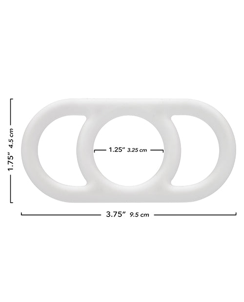 Alpha Liquid Silicone Commander Cock Ring - Natural