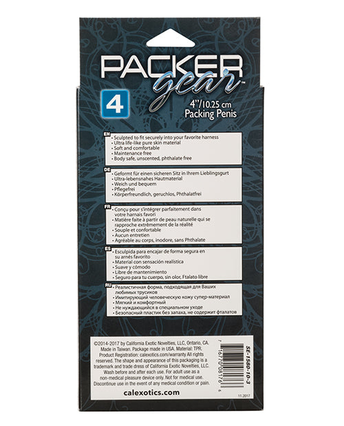 Packer Gear 4" Packing Penis - Brown