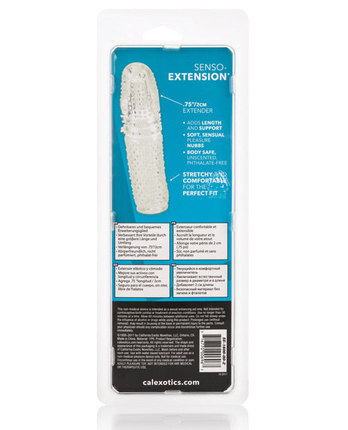 Senso Silicone Extension - Clear