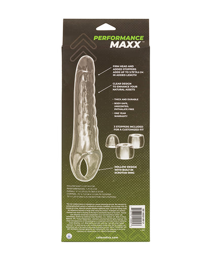 Performance Maxx Penis Extension Kit - Clear