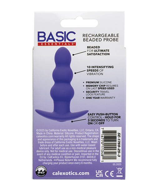 Basic Essentials Rechargeable Beaded Probe
