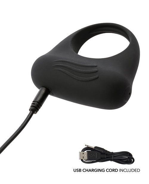 Couple's Enhancers Lovers Silicone Arouser - Black - Image 6