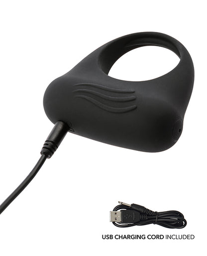Couple's Enhancers Lovers Silicone Arouser - Black - Image 6