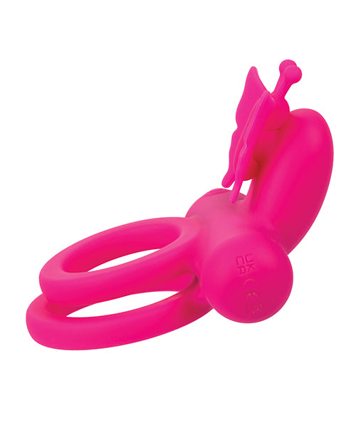 Silicone Rechargeable Butterfly Dual Ring