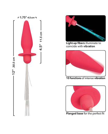Southern Lights Southern Lights Rechargeable Vibrating Light Up Anal Probe - Pink - Image 4