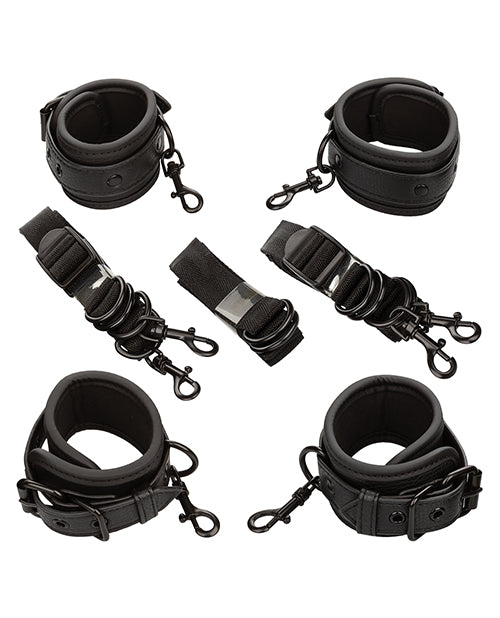 Nocturnal Collection Adjustable Bed Restraints - Black