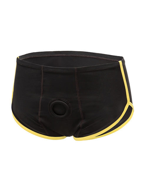 Boundless Boxer Brief - Black/Yellow S/M