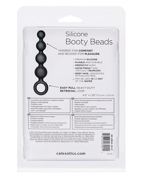 NO ETA Calexotics Silicone Booty Beads - Black