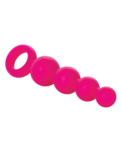 Calexotics Silicone Booty Beads - Pink