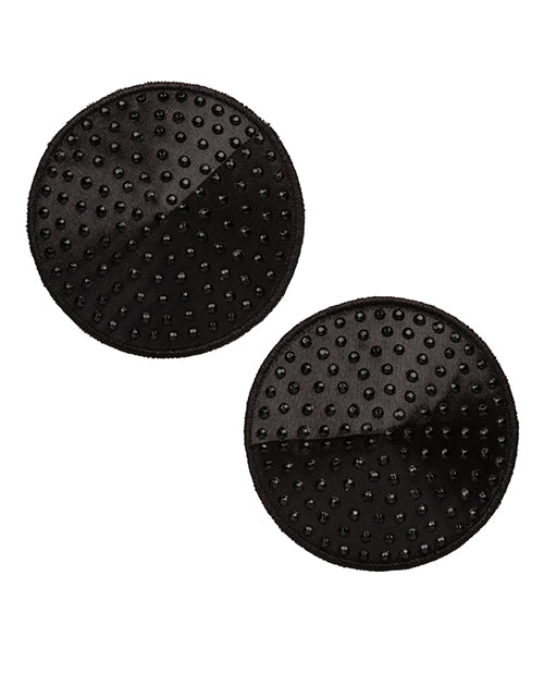 Radiance Round Pasties Black O/S