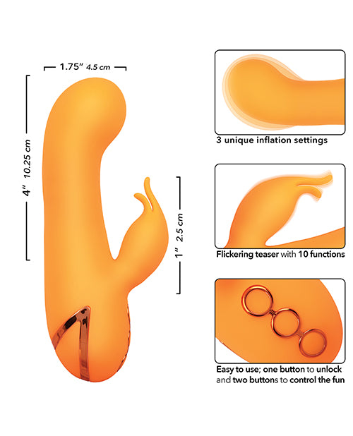 California Dreaming Montecito Muse Dual Stimulation Vibe - Orange