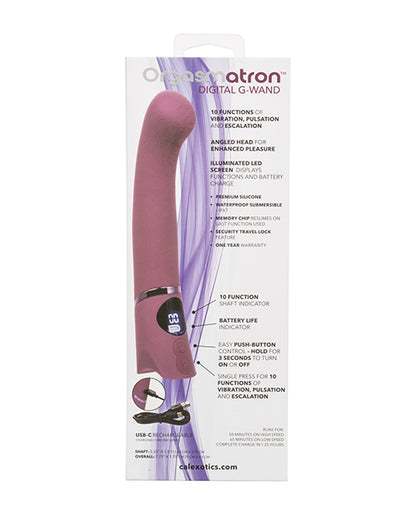 Orgasmatron Digital G-Wand Vibrator - Purple