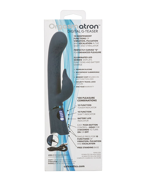 Orgasmatron Digital G-Teaser Vibrator - Blue