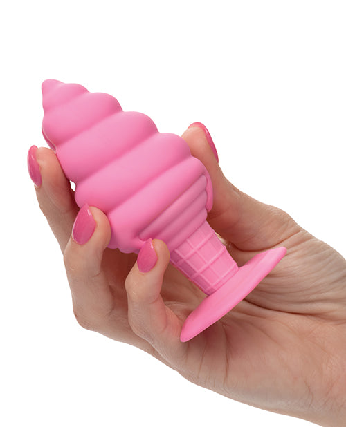 Naughty Bits Yum Bum Ice Cream Cone Butt Plug - Pink
