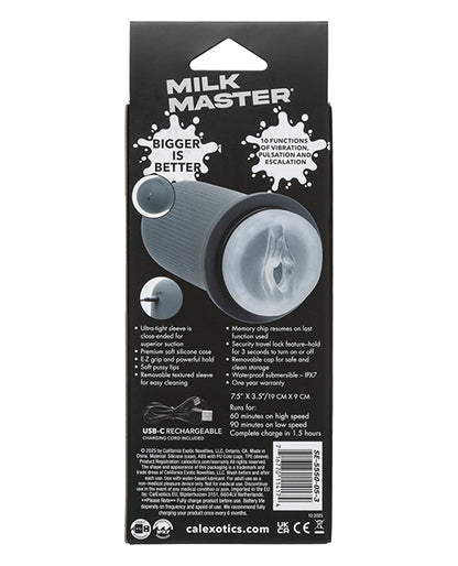 Milk Master Grip-N-Stroke Pussy