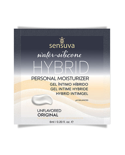 Sensuva Hybrid Personal Moisturizer Single Use Packet - 6 ml Unscented