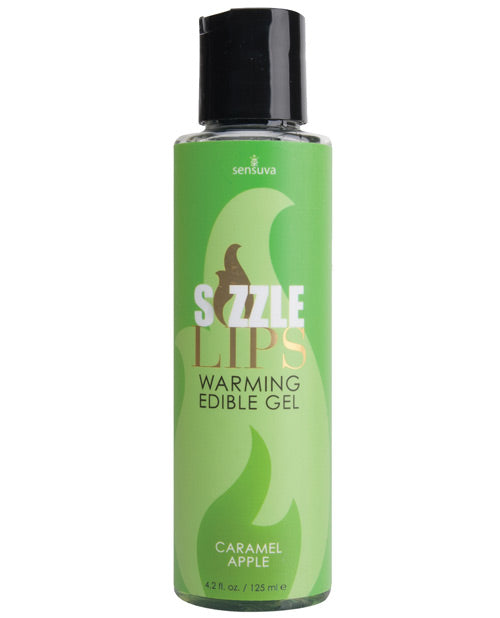 Sizzle Lips Warming Gel - 4.2 oz Bottle Caramel Apple