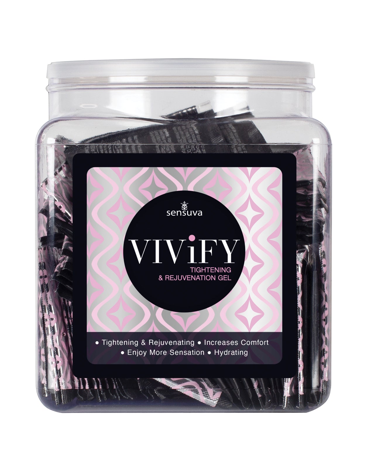 Sensuva Vivify Tightening & Rejuvenation Gel - Tub of 100 Single Use Packet - Image 2
