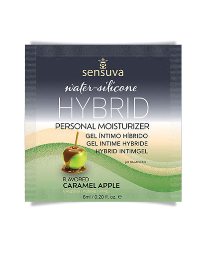 Sensuva Hybrid Personal Moisturizer Single Use Packet - 6 ml Caramel Apple